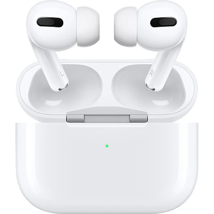 Apple AirPods Pro 1. Generation (2019) True Wireless In-Ear Kopfhörer mit Bluetooth, Mikrofon, Noise Cancelling, geeignet für iPhone, weiß – Bild 1