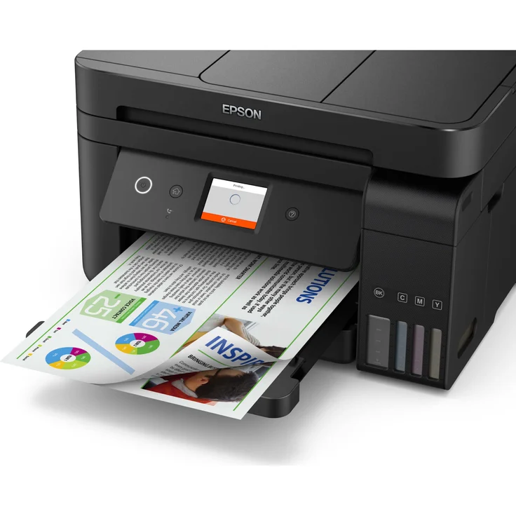 Epson EcoTank ET-4750 4-in-1 Tintenstrahl-Multifunktionsgerät (Drucker, Scanner, Kopierer, Fax) Auflösung: 1200 x 4800, USB, LAN, WLAN, Mobile Print, AirPrint, Wi-Fi Direct (C11CG19401) – Bild 3