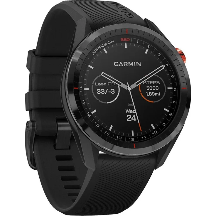 Garmin Approach S62 Smartwatch Golf-Uhr GPS, Unisex, 47mm, Keramiklünette, Schwarz/Schwarz (010-02200-00) – Bild 3