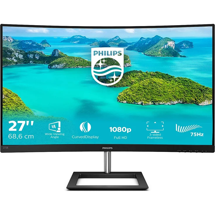 Philips E-line 272E1CA - 27 Zoll, Full HD (1920 x 1080), VA-Panel, 60Hz, 4ms – Bild 1