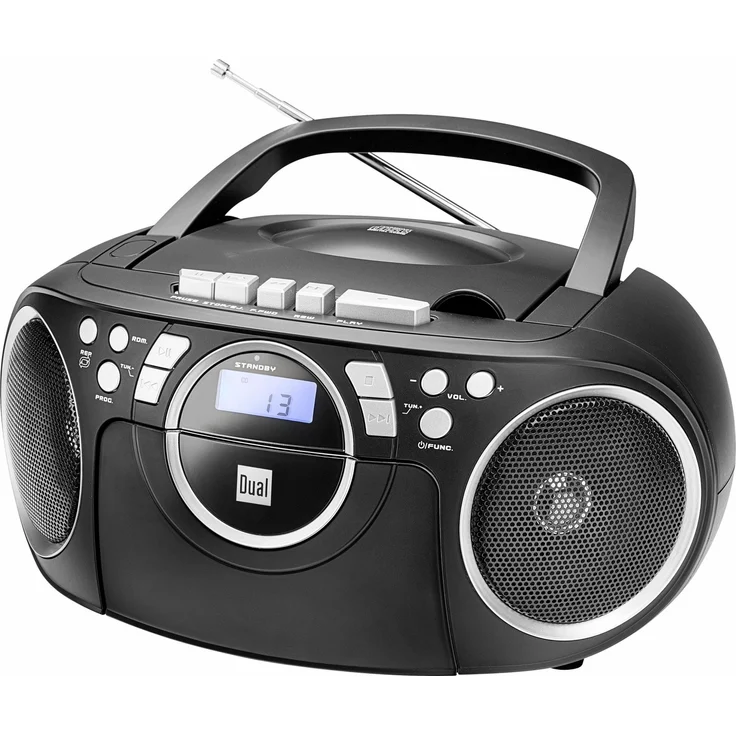 Dual P 70 Tragbares Radio mit UKW (FM), MW, CD-Player schwarz – Bild 4