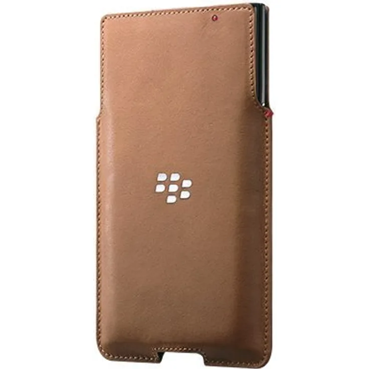 Blackberry ACC-62172-002 Leather Pocket CASE Prive Brown