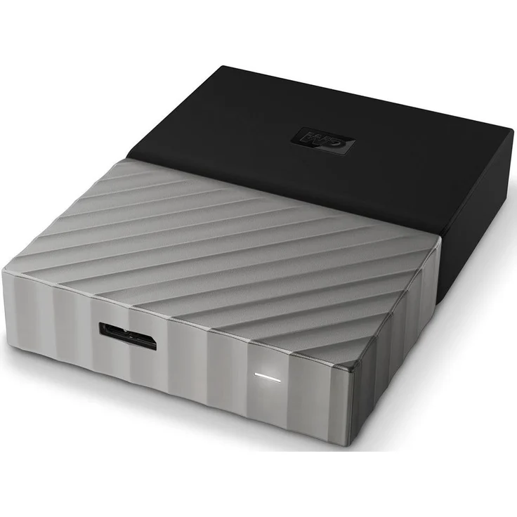 WD My Passport Ultra WDBFKT0030BGY - Festplatte - verschlüsselt - 3 TB - extern (tragbar) - USB 3.0 - 256-Bit-AES - grau-schwarz (WDBFKT0030BGY-WESN) – Bild 1