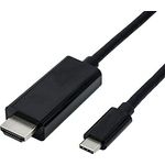 ROLINE USB Typ C - HDMI Kabel | Monitor-Adapterkabel | Anschlusskabel | 3840x2160 60Hz Maximalauflösung | 3m