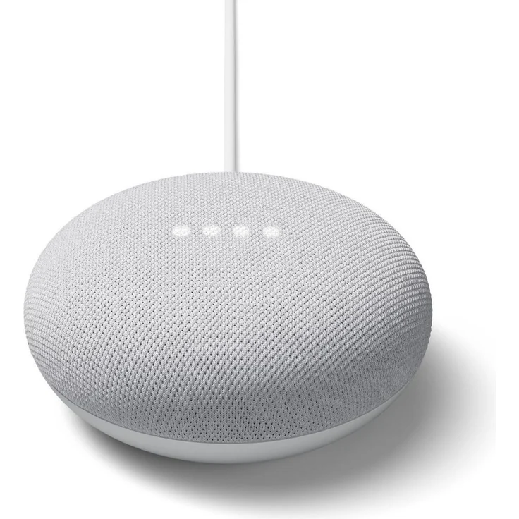 Google Nest Mini (2. Generation) Sprachassistent, Kreide/Rock Candy – Bild 1