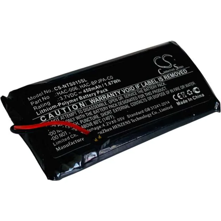 AKKUman Akku kompatibel Nintendo Switch Controller, HAC-015 450mAh