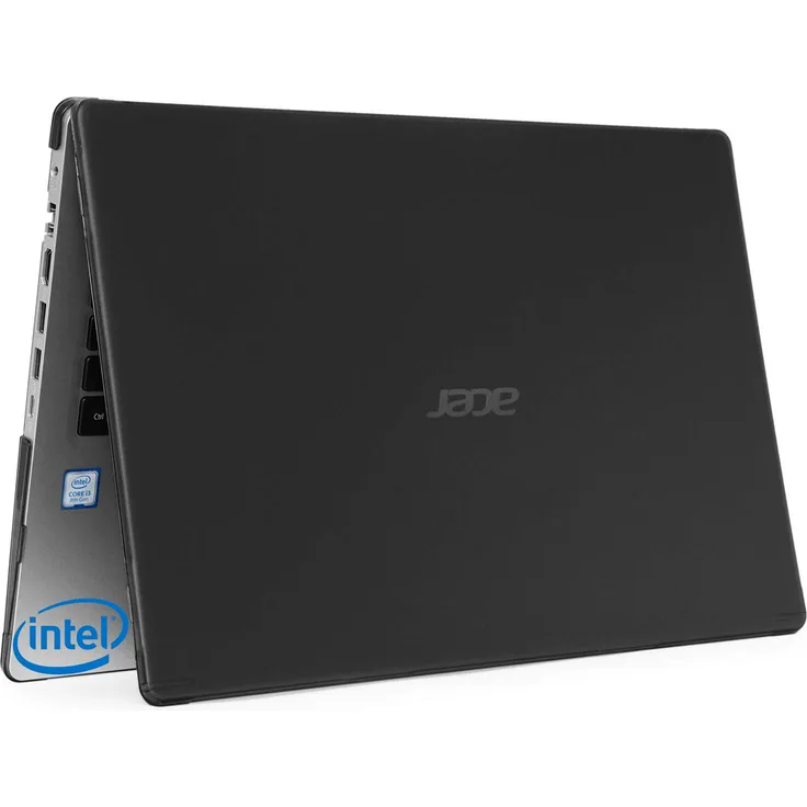 mCover Hard Case nur für Acer Aspire 5 A515-54 15,6 Zoll - Schwarz (Nicht kompatibel mit Anderen Aspire 5 15,6 Zoll A515-52, A515-51 usw. )