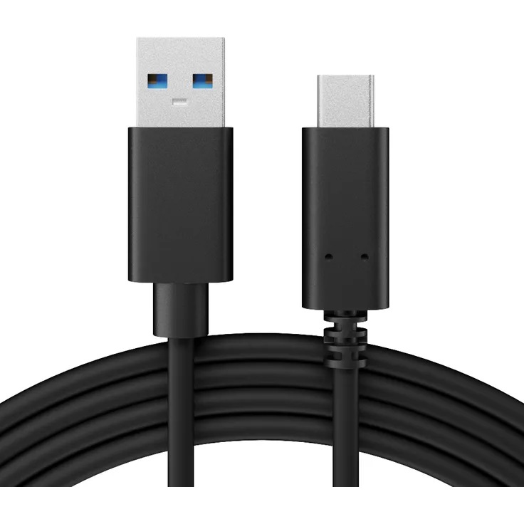 Slabo Ladekabel USB Typ C für Lenovo Tab M10 | Lenovo Tab4 10 Plus | Lenovo Tab4 8 Plus Datenkabel Verbindungskabel Sync-Kabel – schwarz