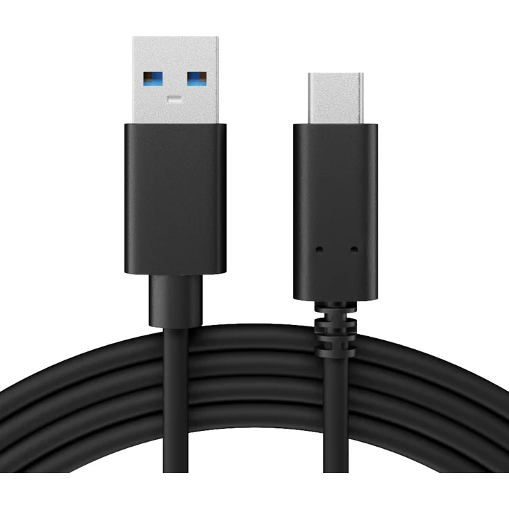 Slabo Ladekabel USB Typ C für Lenovo Tab M10 | Lenovo Tab4 10 Plus | Lenovo Tab4 8 Plus Datenkabel Verbindungskabel Sync-Kabel – schwarz