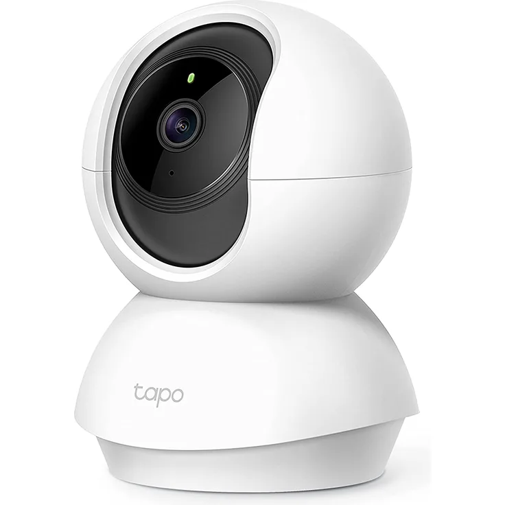 TP-Link Tapo C200 WLAN IP Kamera Überwachungskamera (Linsenschwenkung- und Neigung, 1080p-Auflösung, 2-Wege-Audio, Nachtsicht zu 9m, bis zu 128 GB lokaler Speicher auf SIM Karte), Weiß
