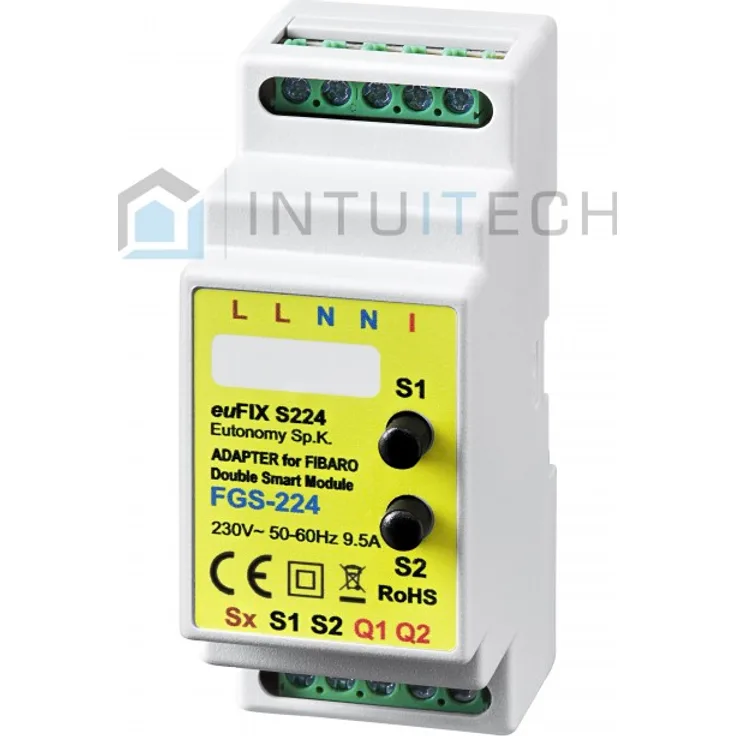 euFIX S224 Eutonomy Adapter für FIBARO Smart Module FGS-224