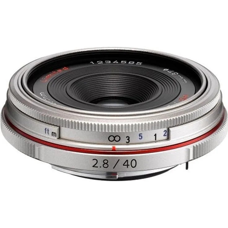 Pentax HD Pentax-DA 40mm F2.8 Limited Objektiv silber