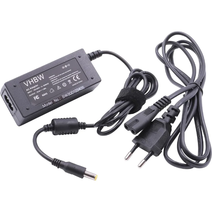 vhbw 110-220V Netzteil Ladegerät (19V, 1.58A) kompatibel mit Packard Bell PAV80 Notebook, Laptop