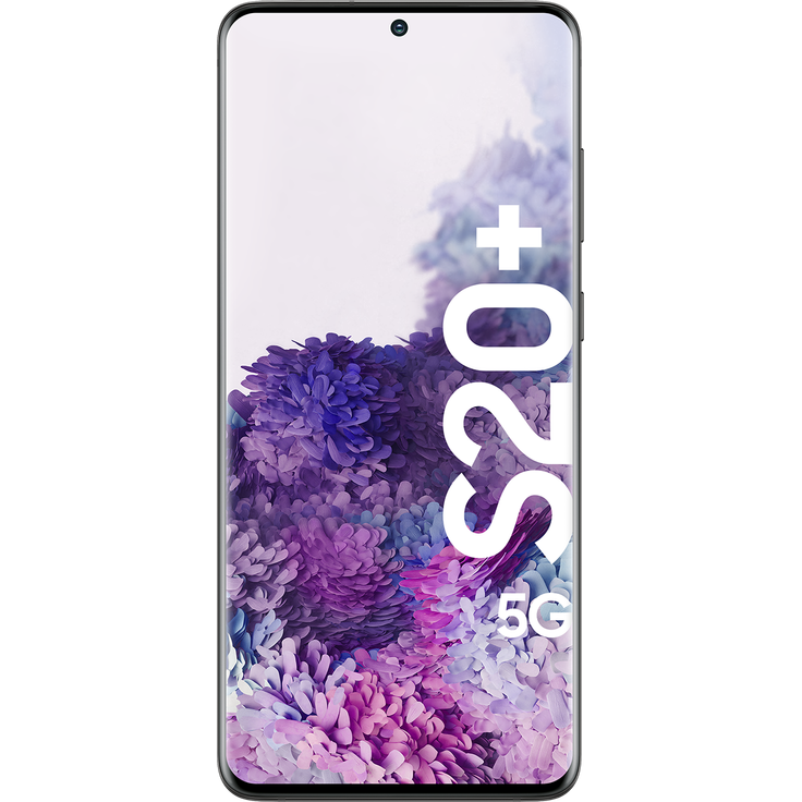 Samsung Galaxy S20+ Smartphone 16,95cm Pixel (6,7 Zoll) Dynamic AMOLED-Display, 128GB interner Speicher, 12GB RAM, Hybrid-SIM, Android, Cosmic Black – Bild 1