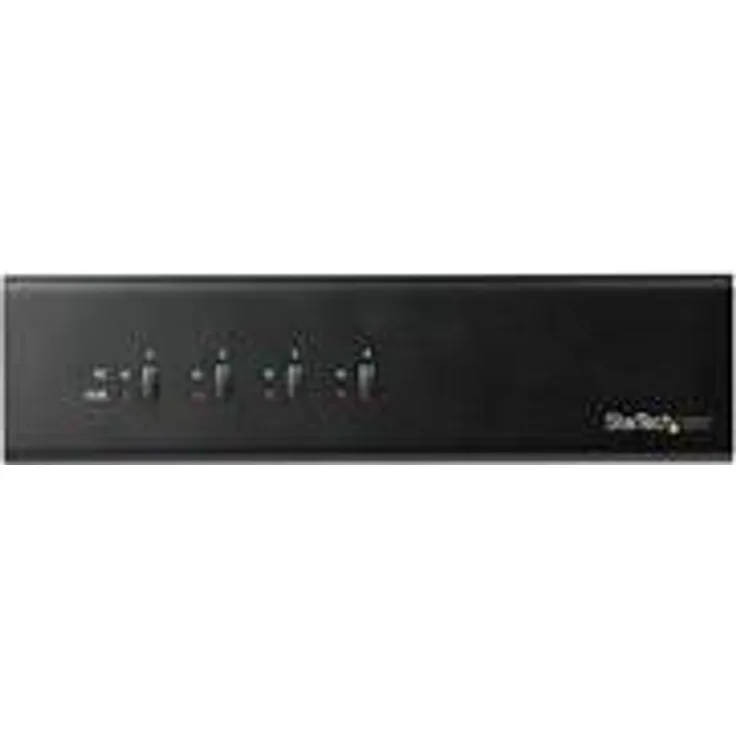 StarTech.com 4 Port DVI KVM Switch mit USB 3.0 Hub - Dual Monitor KVM Umschalter - TAA konform - 1920 X 1200 digitale Auflösung