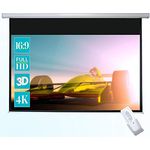 celexon basic line Motorleinwand 200 x 113cm,Heimkino-Leinwand,Leinwand Format 16:9, Beamerleinwand