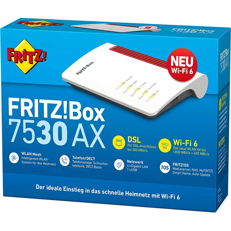 AVM FRITZ!Box 7530 AX - WLAN Mesh Router mit VDSL-Anschluss – Bild 3