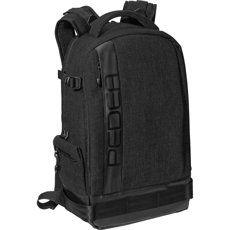 PEDEA DSLR-Kamerarucksack Fashion Fotorucksack für Spiegelreflexkameras mit wasserdichtem Regenschutz und Variabler Inneneinteilung (Rucksack, schwarz) – Bild 1