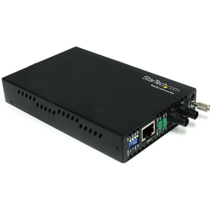 StarTech.com 10-100 Mbit-sLWL - Glasfaser Ethernet ST Medienkonverter - 2 km