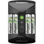 Energizer Ladegerät Batterien, Recharge Pro, für Wiederaufladbare Batterien der Größen AA und AAA