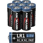 ANSMANN LR1 1,5V Alkaline Batterie - 8er Pack Lady N Batterien geeignet für Alarmanlagen, Heizungsthermostaten, Sensoren, Alarmanlagen & vieles mehr - Einwegbatterie