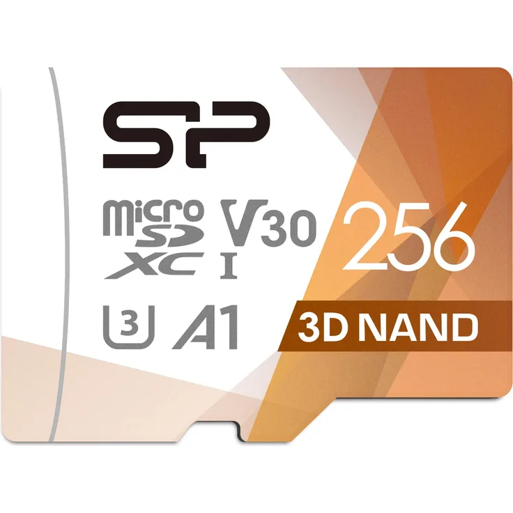 Silicon Power (FBE-SU256GBSTXDU3V20EU) MicroSDXC UHS-3 Speicherkarte (256 GB)