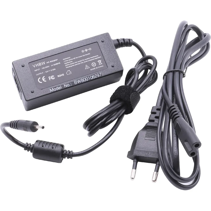 vhbw 220V Notebook Laptop Netzteil für Samsung Tablet PC A12-040N1A ATIV Smart PC 500T, 500T1C Slate, PC XE500T1C, XE700T1C, 500T1C wie A12-040N1A.