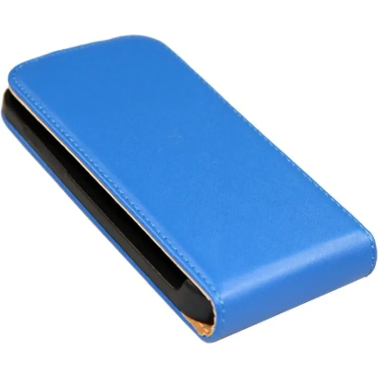 PATONA Flip Case, geeignet für Samsung Galaxy I9190 S4 mini dunkelblau Ultra Slim