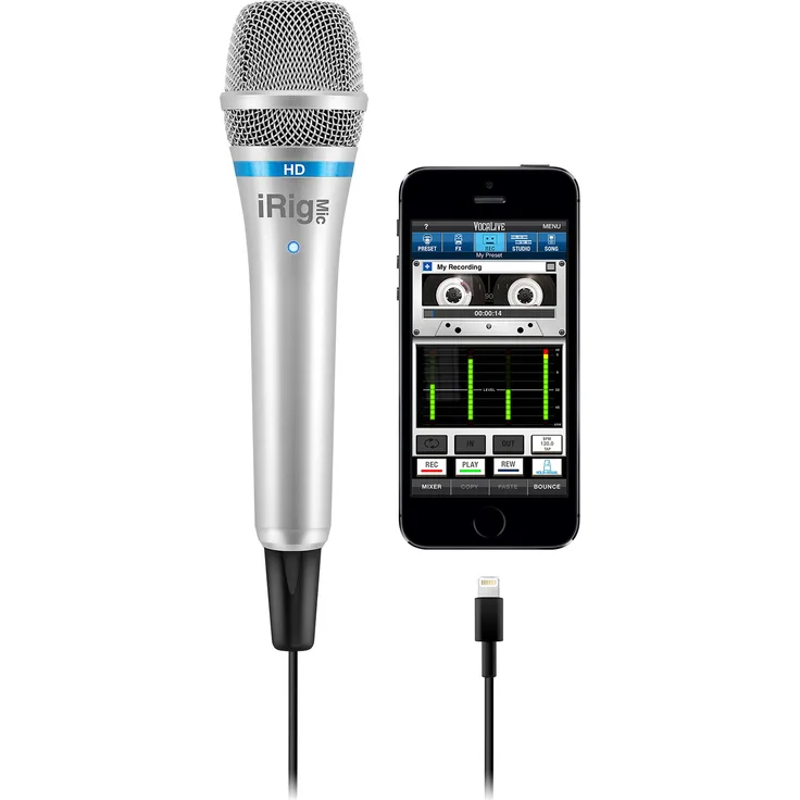 Ik Multimedia irigmichd-sl Mikrofon grau