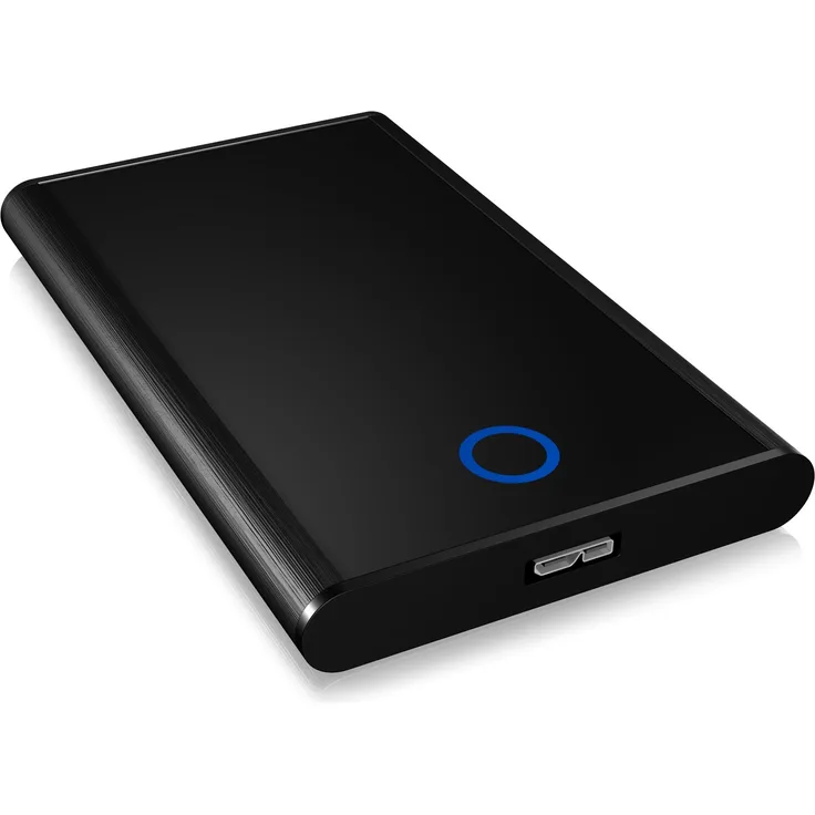 Icy Box IB-273StU3 Externes Gehäuse für 2,5'' (6,35 cm) SATA HDD-SSD mit USB 3.0 Anschluss, UASP, SATA III (schwarz)