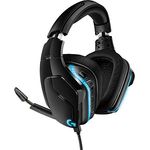 Logitech G635 kabelgebundenes Gaming-Headset mit LIGHTSYNC RGB, 7.1 Surround Sound, DTS Headphone:X 2.0, 50 mm Treiber, Bügelmikrofon mit Flip-Stummschaltung, PC-Xbox One-PS4-Nintendo Switch, Schwarz