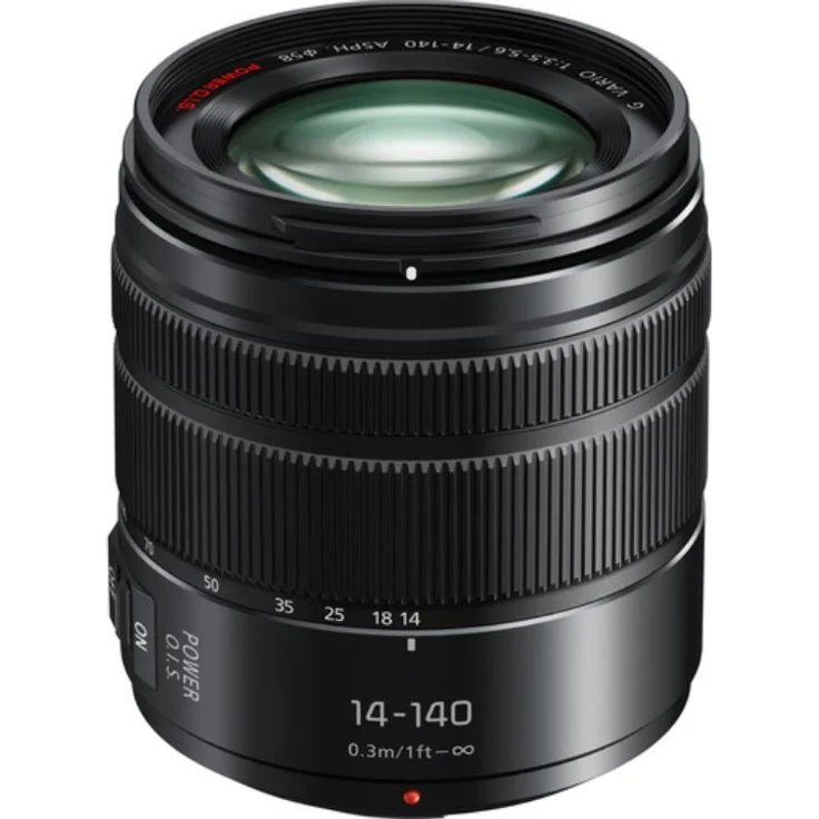 Panasonic H-FSA14140E Superzoom Objektiv LUMIX G (14-140mm (KB), Staubschutz, Spritzwasserschutz, F3,5-5,6 II ASPH. Power OIS – Bild 1