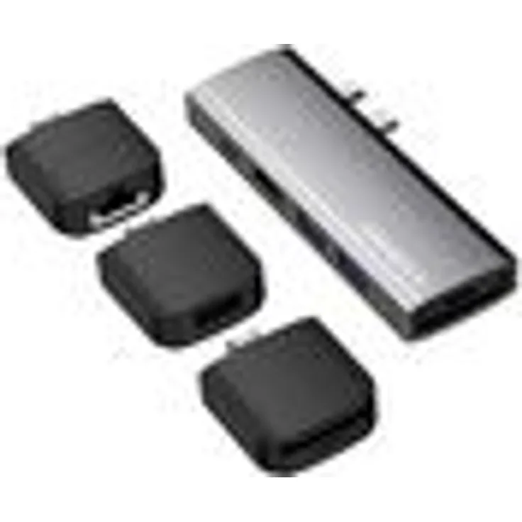 Caruba Multi Functional 9 in 1 USB C Hub Space Gray