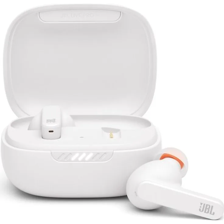 JBL Live Pro+ In-ear True Wireless Kopfhörer Bluetooth mit Noise Cancelling und Mikrofon weiß