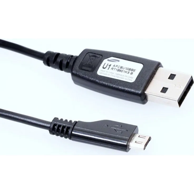 Samsung APCBU10BBE Datenkabel (USB auf Micro-USB) 0,8 m