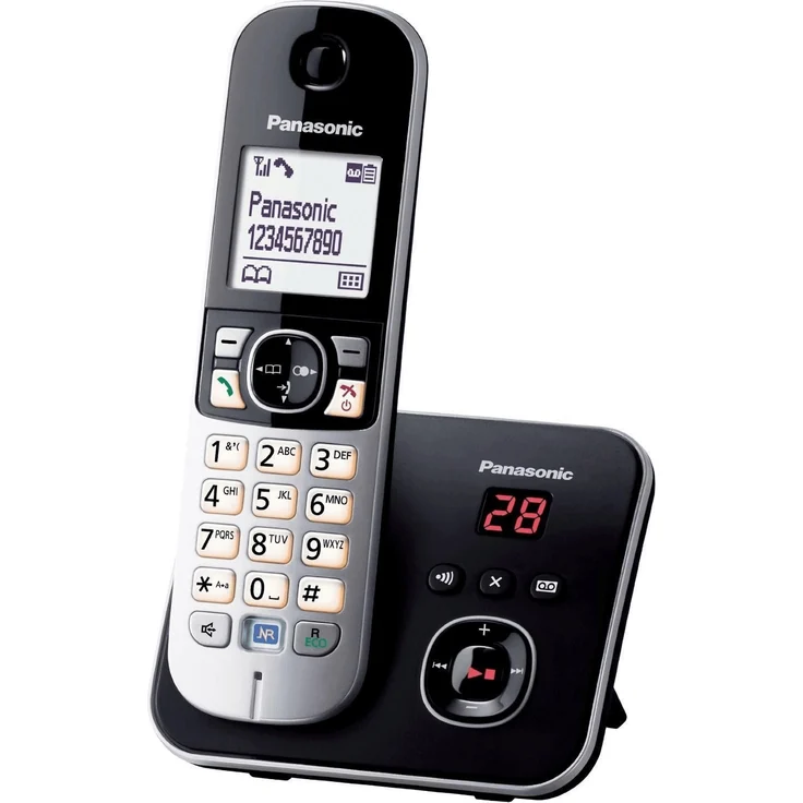 Panasonic KX-TG6823 Analog-Telefon schwarz – Bild 6