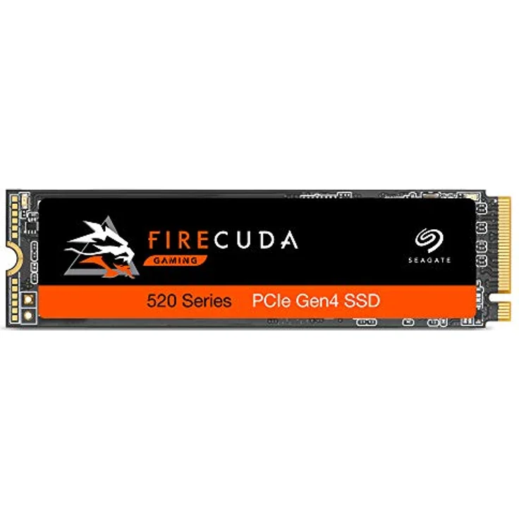 Seagate FireCuda 520 ZP500GM3A002 - Solid-State-Disk - verschlüsselt - 500 GB - intern - M.2 2280 - PCI Express 4.0 x4 (NVMe) - TCG Pyrite Encryption (ZP500GM3A002) – Bild 1