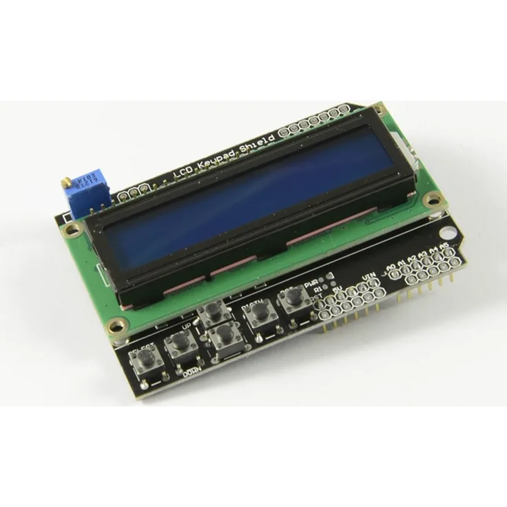 ALLNET 4duino Display Modul LCD1602 (blau) mit Tasten