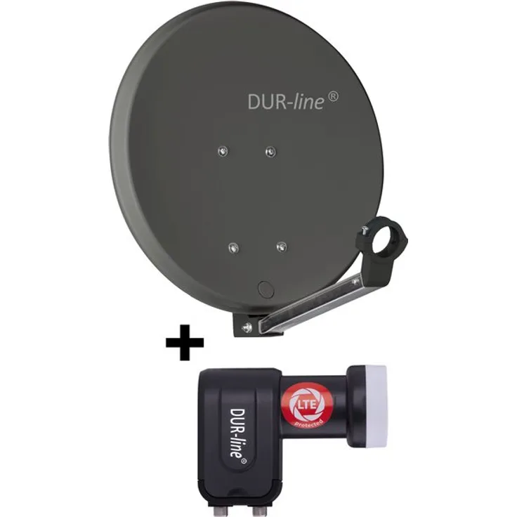 DUR-line DSA 40 A + +Ultra Twin LNB - 2 Teilnehmer Set