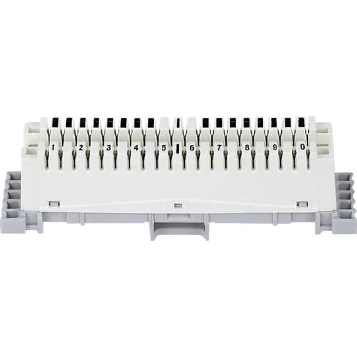 79103-510 00 LSA-PLUS Anschlussleiste Baureihe 2 Trennleiste 10 Doppeladern Weiß Inhalt: 1St.