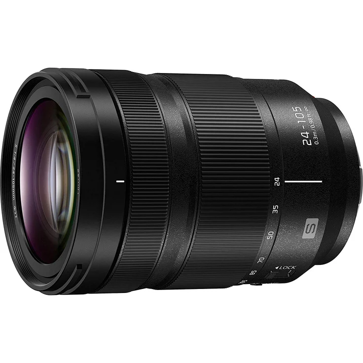 Panasonic S-R24105E LUMIX S Objektiv (24-105 mm, F4.0, Makro, O.I.S, Filtergröße 77 mm, Staub, spritzwasser und kältgeschützt) schwarz – Bild 2