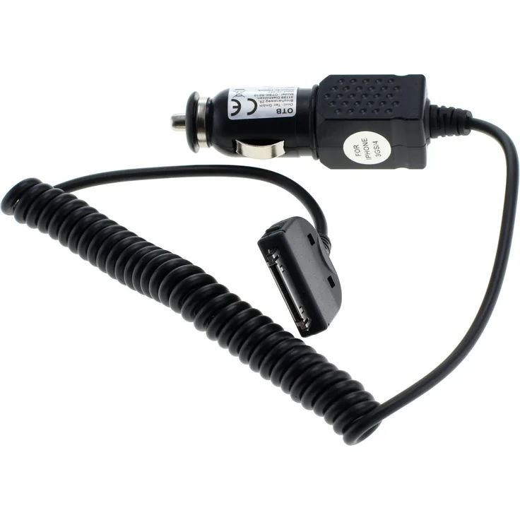 OTB KFZ-Ladekabel für Apple, Dock-Connector (30-polig), 1A Schwarz