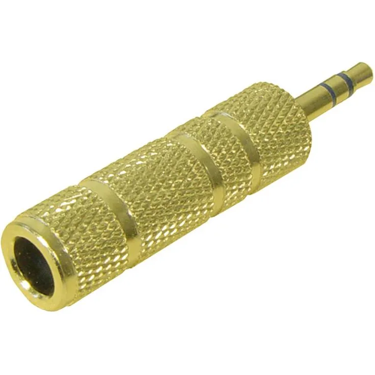 Adapter 3,5mm St. Klinkenstecker auf 6,3mm St. Klinkenkupplung