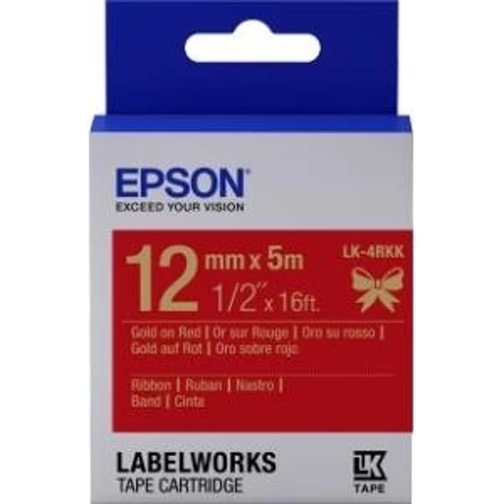 Epson Ribbon LK-4RKK red/gold