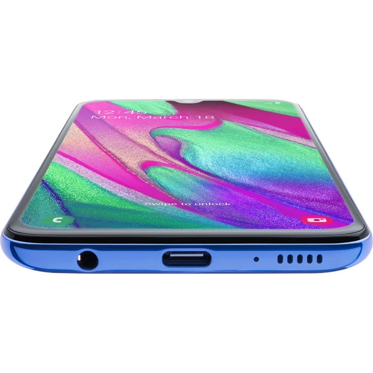 Samsung Galaxy A40 Smartphone 14,92cm (5,9 Zoll) Super AMOLED-Display, 64GB interner Speicher, 4GB RAM, Dual-SIM, Android, Blue – Bild 5