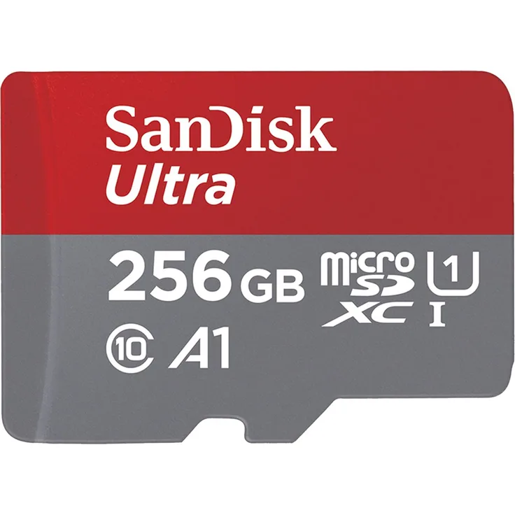 SanDisk Ultra R120 microSDXC 256GB Kit, UHS-I U1, A1, Class 10 (SDSQUA4-256G)
