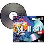 Maxell 624865 CD-RW 80 Rohlinge (speziel für Musik, 700MB, überschreibbar, 1er Jewelcase)