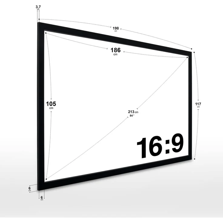 ESMART Professional MIRALE 186 x 105 cm (84'') 16:9 – Bild 3
