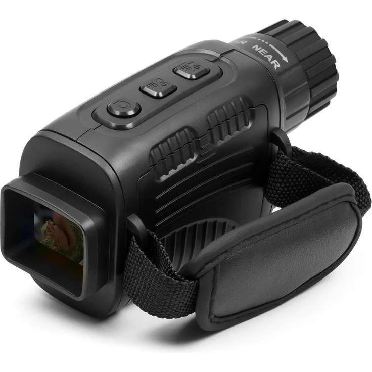 Technaxx Nachtsicht Aufnahmegerät TX-141 - Foto- und Videomodus, 4-facher Digitalzoom, Sichtweite bei vollständiger Dunkelheit bis zu 300m, MicroSD-Karte bis 32GB, IR-LED, HD-Auflösung