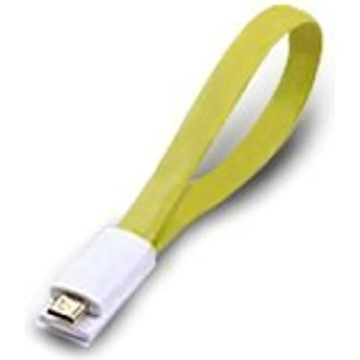 Atlantis Land 0.2m USB 2.0 A - Micro USB 2.0 B M-M - USB Kabel (0,2 m, USB A, Micro-USB B, 2.0, Male Connector-Male Connector, Grün)